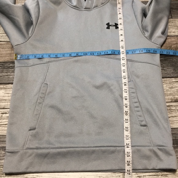Under Armour Loose Hoodie Sweatshirt Men’s S Gray Pullover Storm 1 - Picture 2 of 8